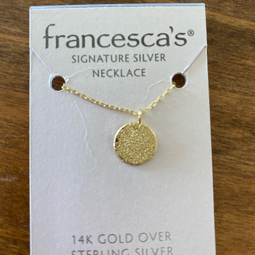 Sterling Silver & 14K Gold Necklace